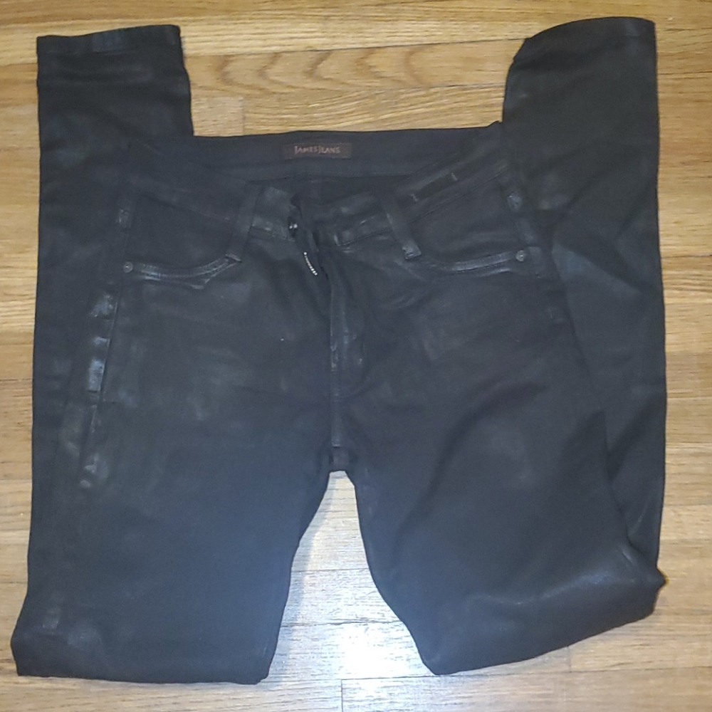 Ladies chocolate brown jeans size 25